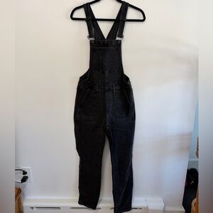 Madewell Black Denim Overalls